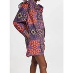 Xirena Nyla Poplin‎ Ruffled Mini Dress Black Opal Size Large Photo 1