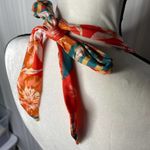 Modcloth The Bethany One-Piece Floral Halter High Waisted Swimsuit XL Orange Photo 6