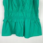 Skies Are Blue NWOT Stitch Fix Flirty Ruffle Smocked Top Green Size Medium M NEW Photo 4