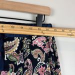 Umgee  Paisley Print Womens‎ Pants Large Multi Elastic Straight Leg Trousers Boho Photo 5