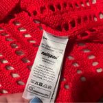 Edikted  Leola Ladder Knit Mini Skirt Red L Photo 11