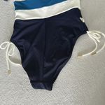 Robin Piccone  Emma Colorblock Side Lace-Up One-Piece Swimsuit, BNWT, Sz10, $188 Photo 7