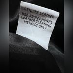 Vericci Leather Jacket Black Swing Coat Side Pockets Lined Lg Unused Supple Lux Photo 6