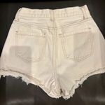 By Together Boutique Off-white Denim Shorts Photo 1