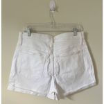J.Crew Boyfriend Rolled Cuff Denim Shorts White Size 31/12 NEW Photo 3
