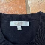 WAYF  Milo Knot Sweater Black Crew Neck Long Sleeve Size Small Photo 3