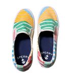 Sperry crest Women's Slip On canvas Non Marking Multicolor size US 5.5 EU 35.5 Photo 4