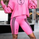 Adidas NWT X Peloton Shorts Pink with Black Accents Shorts Photo 2