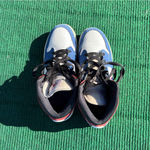 Air Jordan 1 MID SE GS 'Multicolored Swoosh' Size 7y Women’s Size 8.5 White Photo 2