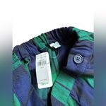 Aerie  Pleated Plaid Mini Skirt Green/Blue Small Photo 4