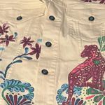 Johnny Was Cream THE CLASSIC DENIM JACKET Lelana NWT Photo 9