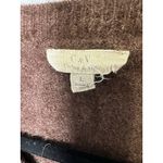 Chelsea and Violet  Cropped brown Eyelash Sweater Soft Size Large Photo 1