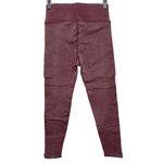 Aerie Womens OFFLINE by  Seamless Macrame High Waisted Leggings Maroon Red Size M Photo 1