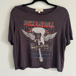 No Comment  Rock and Roll Graphic Tee Wild‎ Sounds Short Sleeve Top Size S Photo 0
