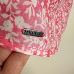Hollister  Pink White Floral Skater Skirt Mini Size Large Lined Spring Summer Photo 1