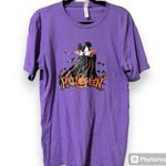 Bella Canvas  womens size large Mickey Mouse Dracula Halloween bats not so scary Photo 6