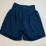 Halara  High Waist Deep Blue Shorts Photo 1