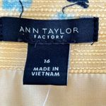 Ann Taylor Factory Mini Skirt Womens 16 Yellow Ditsy Floral Print Boho Cottage Photo 3