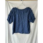 Faherty  Bodhi Floral Raglan Sleeve Ruffle Top Size Small Photo 1