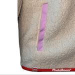 Lego Target small women’s Sherpa jacket pink red new polyester full zip front Photo 1