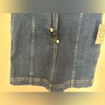 Free People NWT denim lace up skirt size 0 97 % cotton Photo 5