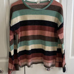 Lazy sundays Lazy Sunday’s striped long sleeve top size small Photo 0