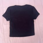 Bershka  Hannah Montana Black Baby Tee Photo 3