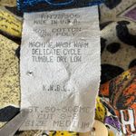 Vintage 90s KWBL Chocolate Nuts Candy Leopard Animal Print Shirt Novelty Medium Black Photo 7