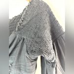 Venus  XLTwist Front Pullover Bell Sleeve Top in Black Photo 3