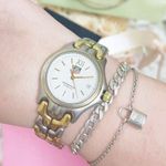 Authentic TAG Heuer Silver & Gold Swiss Made S05.013 S.S Womens Watch Photo 4