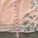 Connected Apparel  Light Pink Floral Mini Dress | Size 8 Photo 6