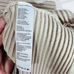 Good American Ribbed Crew Neck Pullover Sweater in Oatmeal Heather Size 3/L Photo 6