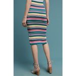 Anthropologie  Maeve Iana Striped Multicolored Striped Knit Skirt Photo 1
