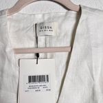 Dissh The Banks White Linen Lightweight Sleeveless Vest Women’s US 4 NWT Photo 6