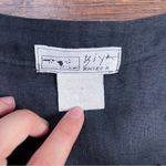 Johnny Was Biya • vintage linen mini dress oversized tunic crochet lace ruffle Photo 3