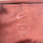 Nike  Copper Shiny Dri-FIT Leggings Size Large Photo 6