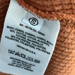 Anthropologie  T.La Nadia Cut Out Boho Waffle Knit Tee | Terracotta Orange | S Photo 5