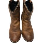 Dingo 1990s  Brown Leather Slip On Cowgirl Ankle Boots Women’s size 6.5 Photo 1