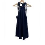 Lulus 𝅺 Any Sway, Shape, or Form Lace Halter Dress Navy Blue Size Small Photo 3