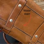 Michael Kors MICHAEL  Brookville Update Cognac Brown Leather Medium Bowling Bag Photo 11