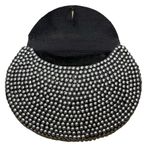 Ramla The Rockstar Handmade Silver and Black Studded Mosaic Bag NEW Photo 8