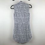 CAbi blue leopard print shirt dress Photo 5