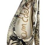 Sam Edelman Felicia Ballet Flats Women’s Size 9M Snake Print Leather Casual Flat Photo 2