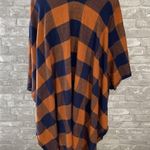 Matilda Jane  Plaid Button Down Poncho Photo 2
