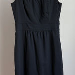 J Crew Dress Women's Size 2‎ Black Sleeveless Career Workwear Wool Blend Photo 0