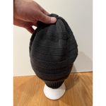 #LOVE Hat Beanie Knit Womens One Size Gray Slouchy Winter Embroidered Warm Photo 2