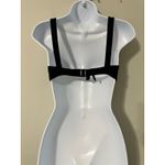 Rochelle Sara Black Scoop Neck Bikini Top Bra Swimwear Size Small Photo 5