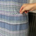 Talbots  Blue Striped Tweed Lined Sleeveless Shift Sleeveless - Sz 10 💚🎀 Photo 4