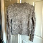 Muji Yak Blend Cableknit Sweater Gray Size XS Photo 2