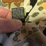 Vintage 80s patchwork print safari top Size L Photo 2